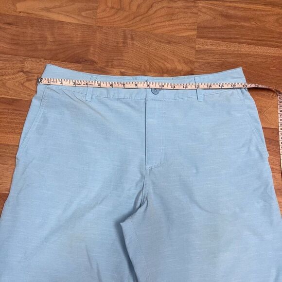 Goodfellow & Co Mens Mid-Rise Flat Front Chino Shorts Blue Size W33 - Picture 6 of 13